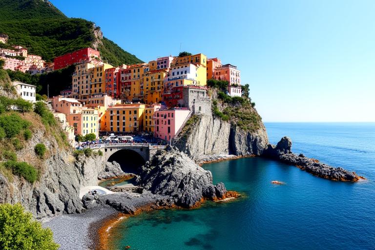 The colorful cliffside village of Positano on the Amalfi Coast, Italy.